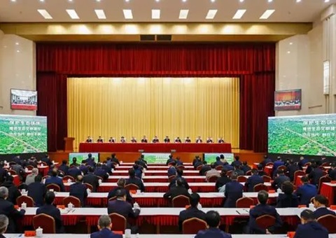 甘肃省生态环境；ご蠡嵴倏 胡昌升出席会议并讲话